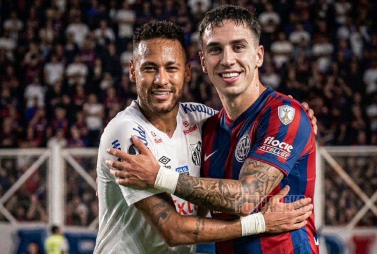 San Lorenzo empató con el Santos de Neymar y sostuvo su diferencia en ...